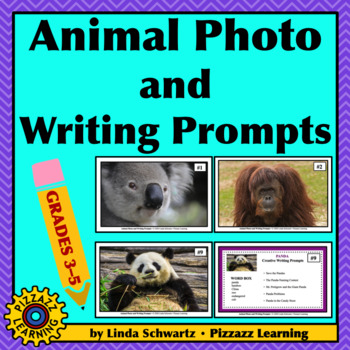 Preview of ANIMAL PHOTO AND WRITING PROMPTS