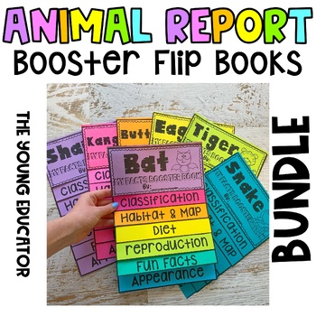 Preview of ANIMAL REPORT BOOSTER FLIP BOOKS PACK