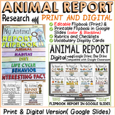Animal Research Report Templates Project