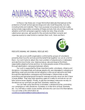 animal rescue essay