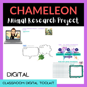 Preview of ANIMAL RESEARCH PROJECTS (Google Slides™) - GROWING BUNDLE! 21 Animals included!
