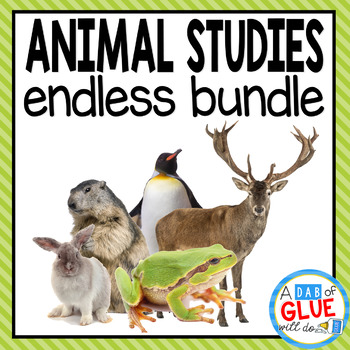 Preview of Animal Study MEGA BUNDLE | Animal Traits & Animal Research Graphic Organizers