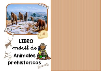 Preview of ANIMALES PREHISTORIA (Libro móvil autocorrectivo) - Self-correcting mobile booK