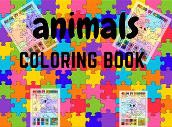 Preview of ANIMALS COLORING BOOK