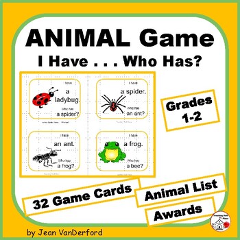 Animal Identification Game for Classroom Use