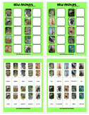 ANIMALS MATCH & SORT ACTIVITY w 240 PECS autism speech therapy aba printable pdf