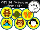 FREEBIE "ANIMALS  MEMORY GAME AND MATCH CARDS."