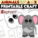 ANIMALS from A to Z Printable Craft Project | ELEPHANT