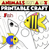 ANIMALS from A to Z Printable Craft Project | FISH