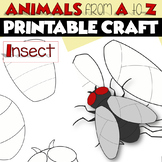 ANIMALS from A to Z Printable Craft Project | INSECT