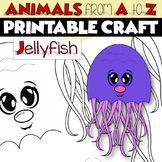 ANIMALS from A to Z Printable Craft Project | JELLYFISH