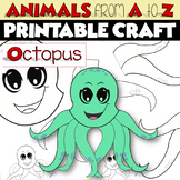 ANIMALS from A to Z Printable Craft Project | OCTOPUS
