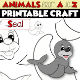 ANIMALS from A to Z Printable Craft Project | SEAL
