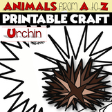 ANIMALS from A to Z Printable Craft Project | URCHIN