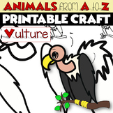 ANIMALS from A to Z Printable Craft Project | VULTURE