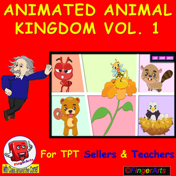 Preview of ANIMATED ANIMAL KINGDOM VOL 1 BY COMIC TOONS for TPT Sellers / Teachers