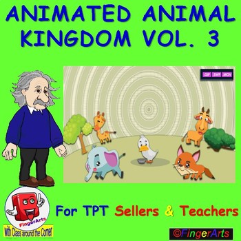 Preview of ANIMATED ANIMAL KINGDOM VOL 3 BY COMIC TOONS for TPT Sellers / Teachers