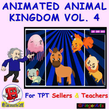 Preview of ANIMATED ANIMAL KINGDOM VOL 4 BY COMIC TOONS for TPT Sellers / Teachers