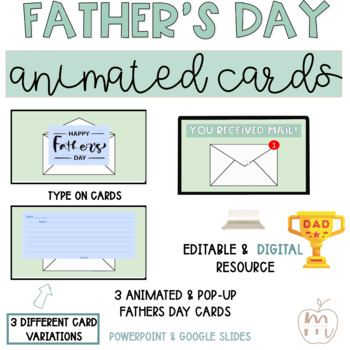 ANIMATED FATHERS DAY CARD | DIGITAL RESOURCE | END OF YEAR | | TPT