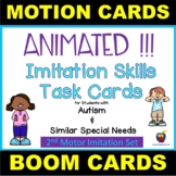 ANIMATED Motor Imitation Skills BOOM Cards - Set 2 (Distan