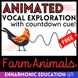 ANIMATED Vocal Exploration FARM ANIMALS • FREE! • Elementa