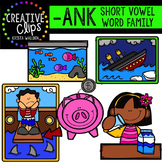 ANK Short A Word Family {Creative Clips Digital Clipart}