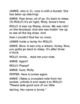 Annie jr script