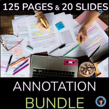 Preview of ANNOTATION GUIDE | ANNOTATING TEXTS | examples, instructions, digital annotation