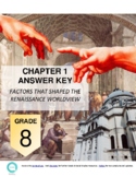 ANSWER KEY - Social Studies 8, Chapter 1 Workbook Section