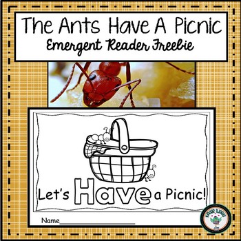 Preview of ANT INTERACTIVE  EMERGENT READER RESOURCE FREEBIE