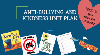 Preview of ANTI-BULLYING AND KINDNESS UNIT PLAN 