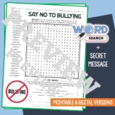 ANTI-BULLYING Word Search Puzzle Activity Vocabulary Works