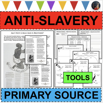 Preview of ANTI-SLAVERY Primary Source Differentiated Activity ABOLITION SLAVERY