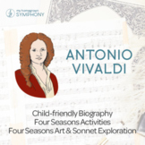 ANTONIO VIVALDI Lesson Plan with 4 Seasons Activities and 