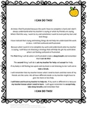 ANXIETY FRUSTRATION SOCIAL STORY IEP GOAL AND DATA SHEET -