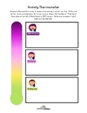 Anxiety Thermometer Worksheets & Teaching Resources | TpT