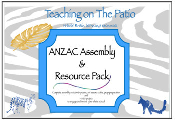 Preview of ANZAC Day Bundle Inquiry Project, Reading Comprehension and Assembly Script