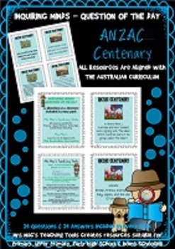 Preview of COVID - ANZAC CENTENARY - Homeschooling - Lockdown - Corona - Distance Learning