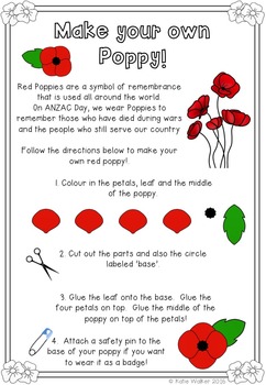 ANZAC Day by Teaching East of the Middle | TPT