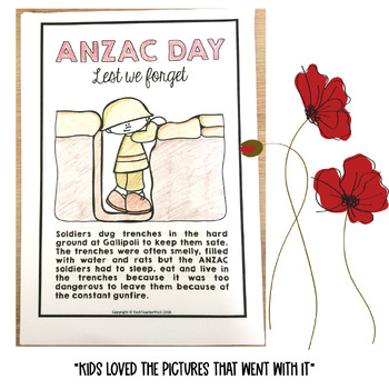 Download ANZAC Day Colouring Pages by Tech Teacher Pto3 | TpT