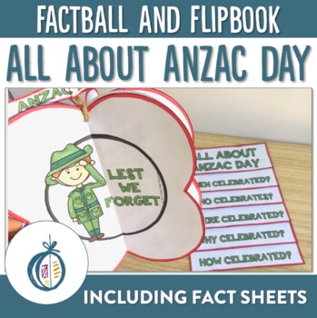 Preview of ANZAC Day Factball, Flipbook and Fact Sheet Activities