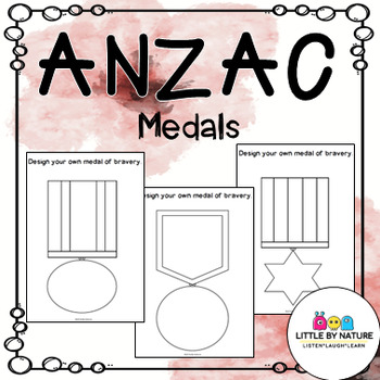 Preview of ANZAC Day Medal Craft Kit - Design Your Own Medals (3 Designs)