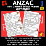 ANZAC Day New Zealand School Journal Questions/Activities/