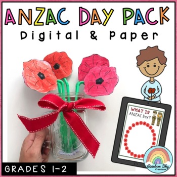 Preview of ANZAC Day Activities - Year 1 and Year 2