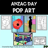 ANZAC Day Pop Art Colouring In