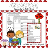 ANZAC Day Procedure Activities ACARA and CCSS aligned