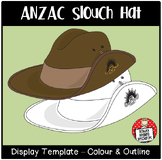 ANZAC Day Slouch Hat Display Template