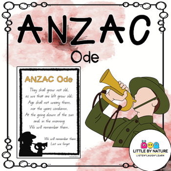 Preview of ANZAC Ode Poster - Free Printable for ANZAC Day Remembrance