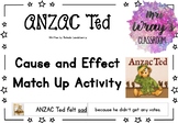 ANZAC Ted Cause and Effect Match Up Activity
