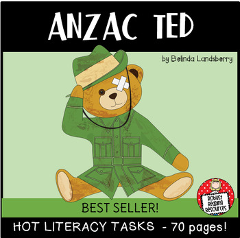 Preview of ANZAC Ted bundle - HOT reading activities - 70 pages!